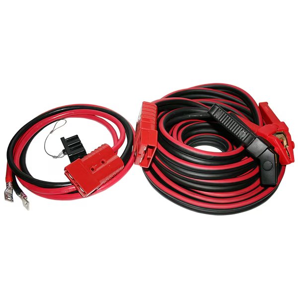 Booster Cable Set, 25ft x 1/0ga with Quick Connects + 7.5' Truck Wire, Bulldog Winch, Mfr#: 20334